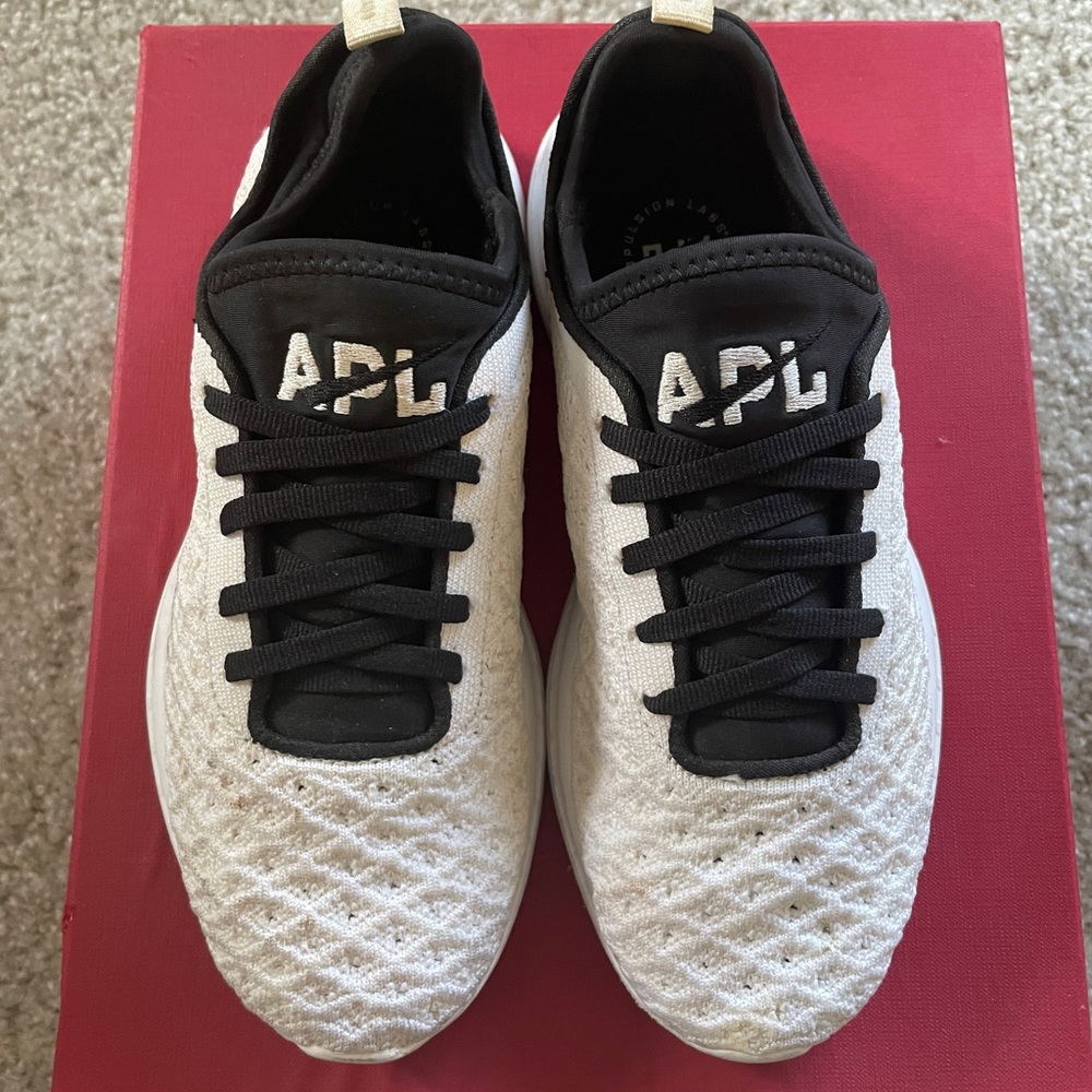 APL White and Black Sneakers